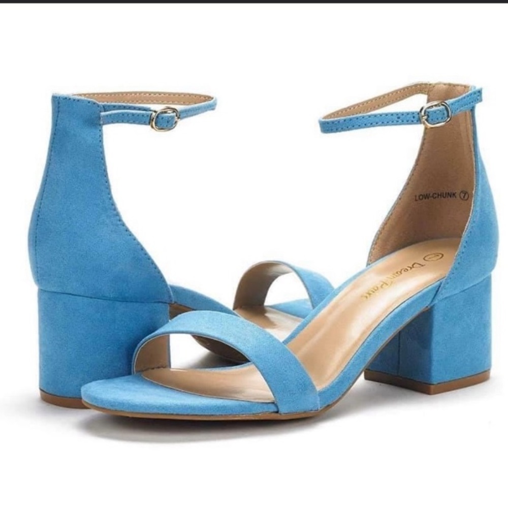 Blue Suede Heels